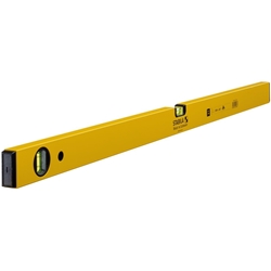 STABILA Wasserwaage Type 70, 100cm, leichtes Alu-Profil, 1 Horizontal-Libelle, 1 Vertikal-Libelle, Made in Germany Nr. 02288
