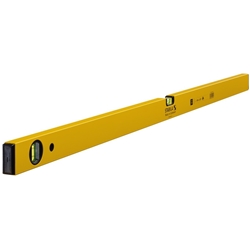 STABILA Wasserwaage Type 70, 120cm, leichtes Alu-Profil, 1 Horizontal-Libelle, 1 Vertikal-Libelle, Made in Germany Nr. 02289