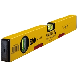 STABILA Magnet-Wasserwaage Type 70 M, 40cm, leichtes Alu-Profil, starkes Seltenerd-Magnetsystem, 1 Horizontal-Libelle, 1 Vertikal-Libelle, Made in Germany Nr. 02872