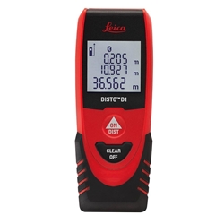 Leica Laser-Entfernungsmesser Disto D1, Bluetooth® Smart Messbereich 0,2 m - 40 m Messgenauigkeit, typ. +/- 2,0 mm Nr. 705583