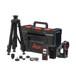 Leica Laser-Entfernungsmesser Disto D5 Set, Bluetooth® 5 Schnittstelle, Messbereich 0,05 - 200 m, Messgenauigkeit, typ. +/- 1,0 mm, inkl. Stativ, Leica FTA 360 Adapter und Transportkoffer Nr. 705611 (950879)
