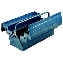 Stahlblech-Werkzeugkasten 430mm 5-teilig blau (forum)
