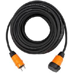 Brennenstuhl professionalLINE Verlängerungskabel VN 1100 (10m Kabel H07RN-F 3G1.5 in schwarz, Baustelleneinsatz und ständiger Einsatz im Freien IP44, BGI 608, Made in Germany) Nr. 9161100100