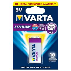 Varta Photobatterie Lithium, 9V, E-Block in Blister