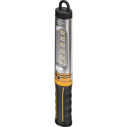 Brennenstuhl LED Akku Werkstattleuchte WL 500 A / Aufladbare Stableuchte mit USB Ladekabel (520lm, 3 Lichtmodi, mit integriertem Haken und Magnet) Nr. 1175580