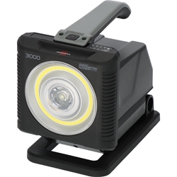 Brennenstuhl Multi Battery LED Akku Handscheinwerfer HL 3000 / Arbeitsleuchte 1140 + 2160lm (20W, IP54, kompatibel mit 18V Akkus 11 verschiedener Powertool-Hersteller, Engineered in Germany) Nr. 1173730000