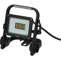 Brennenstuhl Mobiler LED Strahler JARO 3060 M / LED Baustrahler für außen IP65 (LED Arbeitsstrahler 20W mit 2m Kabel, LED Baustellenstrahler mit Schnellspannverschluss und 2300lm) Nr. 1171250243