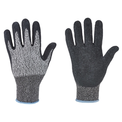 Dayton Stronghand Handschuh, Level D Schnittschutz, Grau/Schwarz, Gr. 10 Nr. 0830-10H