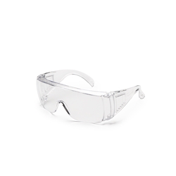 UNIVET 520 Clear Schutzbrille, Scheibe: klar, CE EN 166/170, Farbe: klar/weiss Nr. 520.11.00.00A