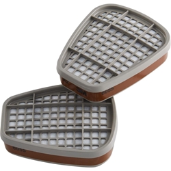 3M™ Filter (1 Beutel = 2 Stück) 6055 A2 gegen organische Gase + Dämpfe EAN 4046719695591