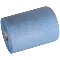 Hawotex Putzpapierrolle blau 2-lagig, 1000 Abrisse a 38cm Breite 370mm, lagenverleimt Nr. 4102-40 (473457)