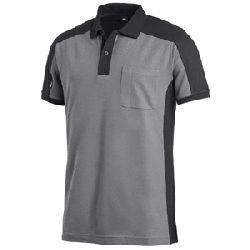 FHB Polo-Shirt Konrad zweifarbig, Knopf-Leiste, Brusttasche 60% Baumwolle, 40% Polyester Nr. 91490
