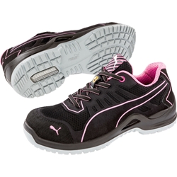 Puma Sicherheitshalbschuh Fuse TC Pink WNS Low S1P ESD SRC schwarz-pink Nr. 64.411.0