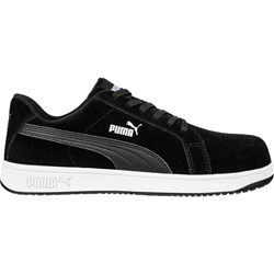 Puma Safety Sicherheitsschuh ICONIC SUEDE BLACK LOW S1PL ESD FO HRO SRC Nr. 640010
