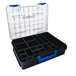 Sortimo T-BOXX 330 inkl. IB-Set 9 Stk. H95 inkl. 9 Insetboxen H95 mit passenden Trennwänden, Außenmaße (LxBxH) 358x444x135mm Nr. 6000015486