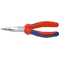 Knipex Langbeckzange mit Mehrkomponenten-Hüllen verchromt 140 mm Nr. 30 25 140