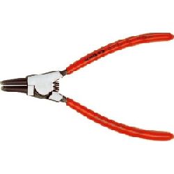 Knipex Sicherungsringzange für Außenringe auf Wellen mit Kunststoff überzogen schwarz atramentiert 125 mm Nr. 46 21 A01