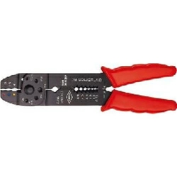Knipex Crimpzange mit Mehrkomponenten-Hüllen schwarz lackiert 230 mm Nr. 97 21 215