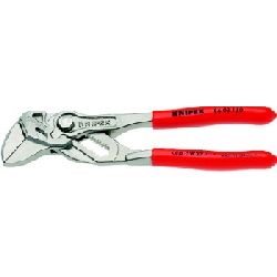 Knipex Zangenschlüssel Zange und Schraubenschlüssel in einem Werkzeug mit Kunststoff überzogen verchromt 300 mm Nr. 86 03 300