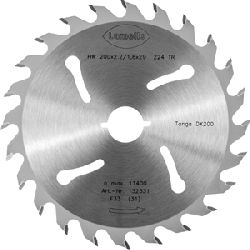 Lamello Sägeblatt für Tanga DX200, Z24 für Holzrahmen, Ø 200mm bis 70mm Schnitttiefe mit Schnellspannaufnahme Nr. 132331