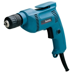 Makita Bohrmaschine 6408 530 Watt, Leerlaufdrehzahl 0-2500 U/min, Schnellspannbohrfutter 1,5-10mm, Gewicht 1,4 kg