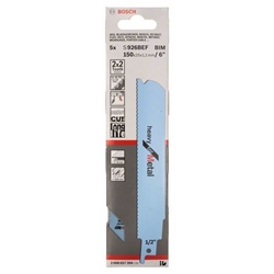 Bosch Säbelsägeblatt S 926 BEF, Heavy for Metal, 5er-Pack Nr. 2608657394