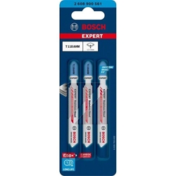 Bosch EXPERT Stainless Steel T 118AhM Stichsägeblatt, 3 Stück, für Stichsägen Nr. 2608900561