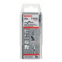 Bosch Stichsägeblatt T 101 B Clean for Wood, 25er-Pack Nr. 2608633622