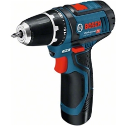 Bosch Akku-Bohrschrauber GSR 12V-15, 2 x Akku GBA 12V 2.0Ah, Ladegerät und L-BOXX Nr. 0601868109
