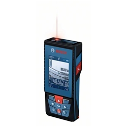 Bosch Laserentferungsmesser GLM 120 C Messbereich 0,08 - 120 m, Service-Kategorie: A Nr. 0601072F00 Lieferumfang: Trageschlaufe, Micro-USB-Kabel, Micro-USB-Ladegerät, Schutztasche