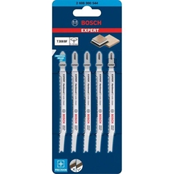 Bosch EXPERT Hardwood 2-side clean T 308 BF Stichsägeblatt, 5 Stück, für Stichsägen Nr. 2608900544