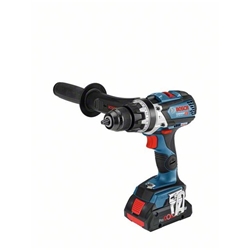 Bosch Akku-Schlagbohrschrauber GSB 18V-110 C, Solo Version mit Zusatzhandgriff, L-BOXX Nr. 06019G030A