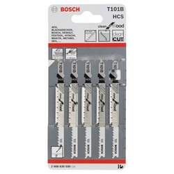 Bosch Stichsägeblatt T 101 B Clean for Wood, 5er-Pack Nr. 2608630030