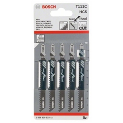 Bosch Stichsägeblatt T 111 C Basic for Wood, 5er-Pack Nr. 2608630033