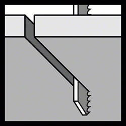 Bosch Stichsägeblatt T 118 A Basic for Metal, 5er-Pack Nr. 2608631013
