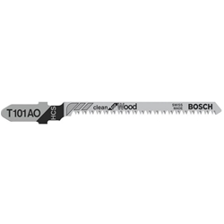 Bosch Stichsägeblätter T 101 AO (a 5 Stück) HCS 50mm, für Kurvenschnitte