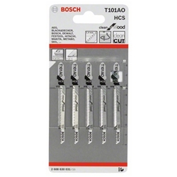 Bosch Stichsägeblatt T 101 AO Clean for Wood, 5er-Pack Nr. 2608630031