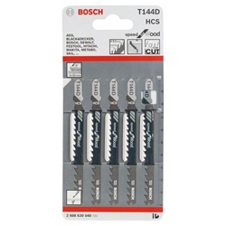 Bosch Stichsägeblatt T 144 D Speed for Wood, 5er-Pack Nr. 2608630040