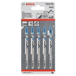 Bosch Stichsägeblatt T 227 D Special for Alu, 5er-Pack Nr. 2608631030