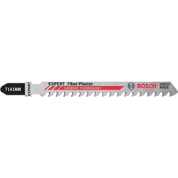 Bosch EXPERT Fiber Plaster T 141 HM Stichsägeblatt, 3 Stück, für Stichsägen Nr. 2608900563