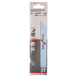 Bosch Säbelsägeblatt S 922 EF, Flexible for Metal, 5er-Pack Nr. 2608656015