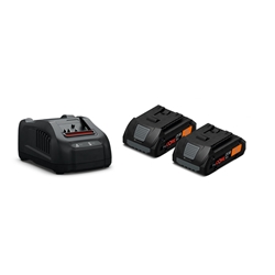 Akku Starter-Set inkl. 2x Akku ProCORE 18V 4.0Ah AS und Ladegerät GAL 1880 CV für alle Akku-Packs mit AMPShare oder Bosch Professional 18V Akku-Schnittstelle Nr. 92604228010