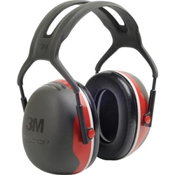 3M™ PELTOR™ Kapselgehörschützer X3A, rot 33 dB, Kopfbügel Nr. 7000103991