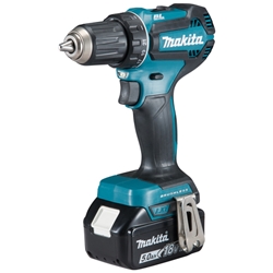 Makita Akku-Bohrschrauber DDF485RTJ3 18V, 13mm Bohrfutter, 25Nm/50Nm Drehmoment inkl. 3 x 5Ah Akku, Ladegerät im MACPAK Gr. 2