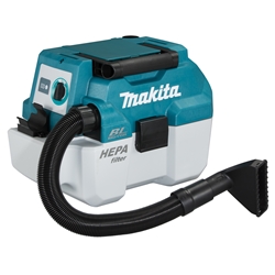 Makita Akku-Staubsauger 18V für Nass- und Trockbetrieb, Behältervolumen Staub max. 7,5 l, Saugkraft hoch 55 W, Saugkraft niedrig 25 W Nr. DVC750LZX3