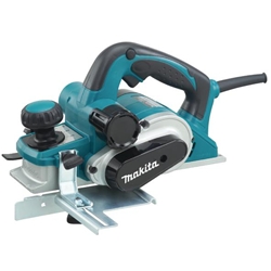 Makita Falzhobel KP0810J, 850 Watt Hobelbreite 82mm, max. Falztiefe 25mm Spanabnahme 0-4mm Gewicht 3,3 kg, im MAKPAC Gr.3