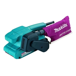 Makita Bandschleifer 9910J 650 Watt, Schleifbandgröße 76x457mm Bandgeschwindigkeit 270 m/min Gewicht 2,6 kg, im MAKPAC Gr.2