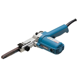 Makita Bandfeile 9032, 500 Watt Bandgeschwindigkeit 300- 1700 m/min Schleifarm 9mm, Bandmaß 9x533mm, Gewicht 1,6 kg