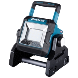 Makita LED-Baustrahler für 14,4V/18V/40V-Akku, ohne 230V, 20 fest verbaute LEDs mit je 0,6W für optimale Ausleuchtung Nr. ML003G