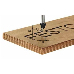 Festool Schriftenfräser HS S8 D11/60° Nr. 491002